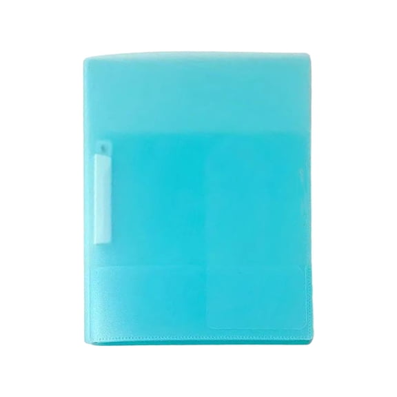 Gobehebe Portfolio Folder With Pockets For Paper Organization, Heavy Duty Pocket Folder Fits Us Letter & A4 Dual-Purpose Clip & Pocket Design Green