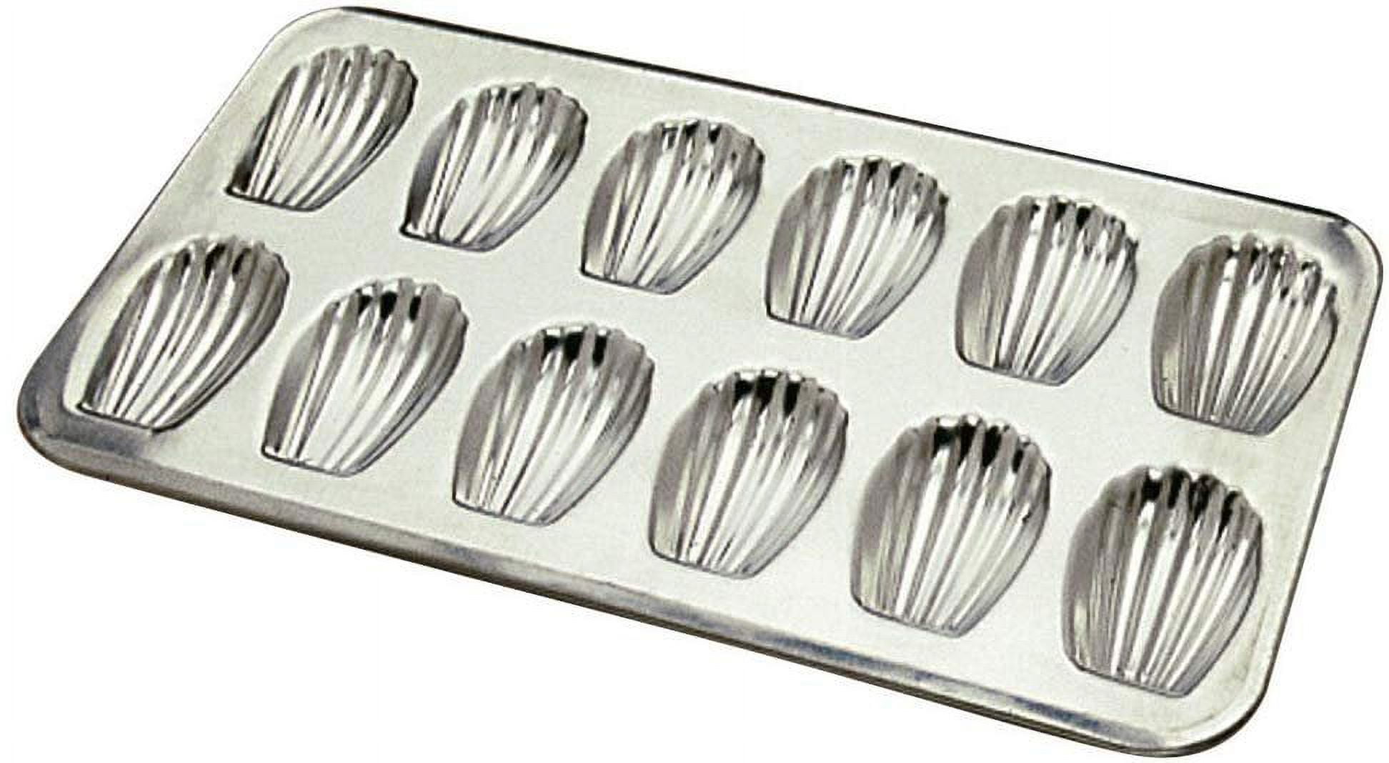 Gobel 12 Count Heavy Tinned Steel Madeleine Sheet Pan