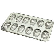 Gobel 12 Count Heavy Tinned Steel Madeleine Sheet Pan, Made in France