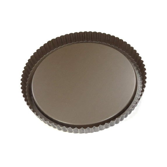 Gobel"Fresh Fruit" Tart Pan 11.02" Diameter x 1.38" High, Tin-Plated Steel with Non-Stick Coating