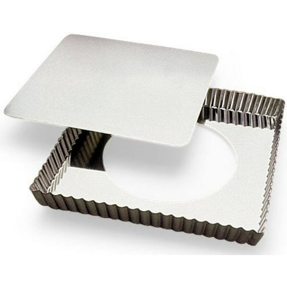 Gobel Square Tart Mold 9" x 1" Deep with Loose Removable Bottom