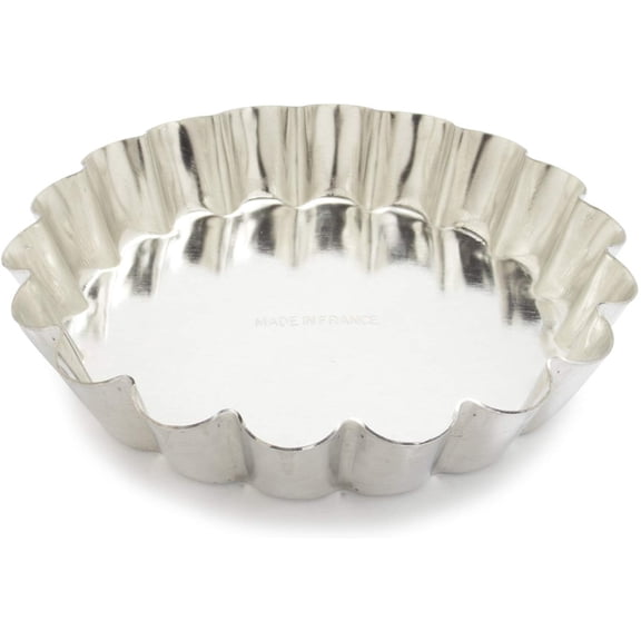 Gobel Tart Mold Fluted Round Tin (9 x 9 x 1.7cm)