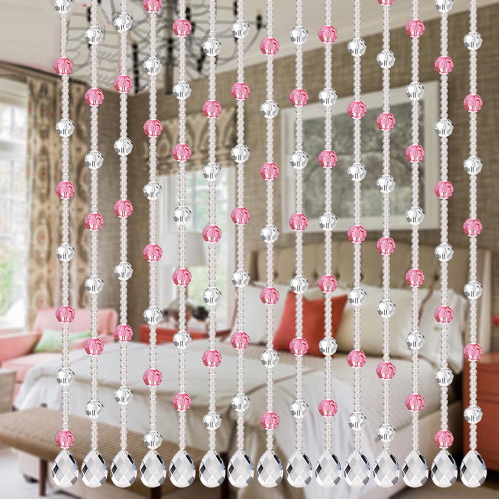 Curtain Crystal Glass Hang Bead Living Room Bedroom Window Door Wedding  Decors