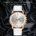 thumbnail image 1 of Gobestart New Fashion Women Leather Band Quartz Analog Wrist Watch, 1 of 2
