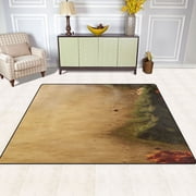 Gobi Desert 80x58 Extra Large Plush Memory Foam Rug, Soft, Absorbent, Non Slip