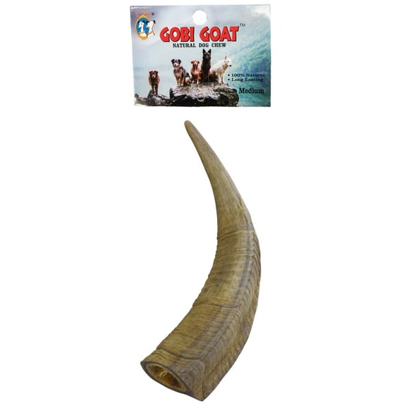 QT DOG 3684 Gobi Goat Horn Medium