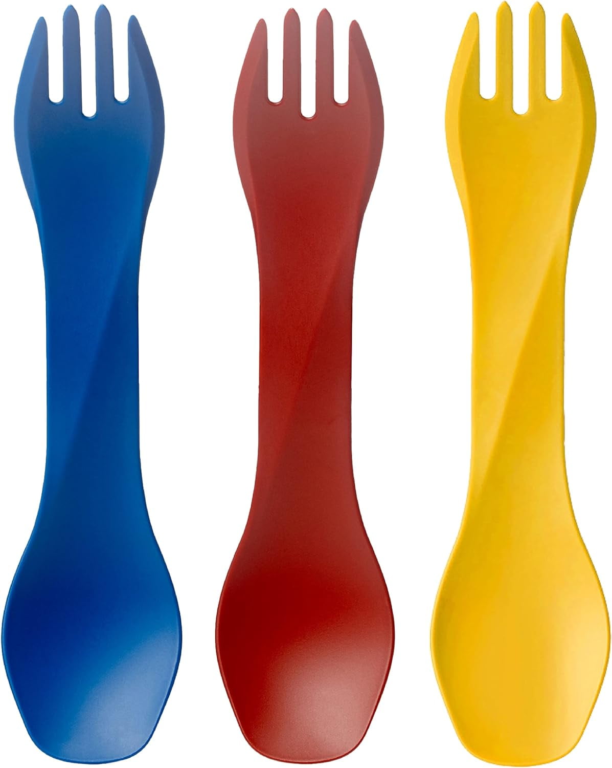 Gobites 3Pack Travel & Camping Utensils Portable & Convertible