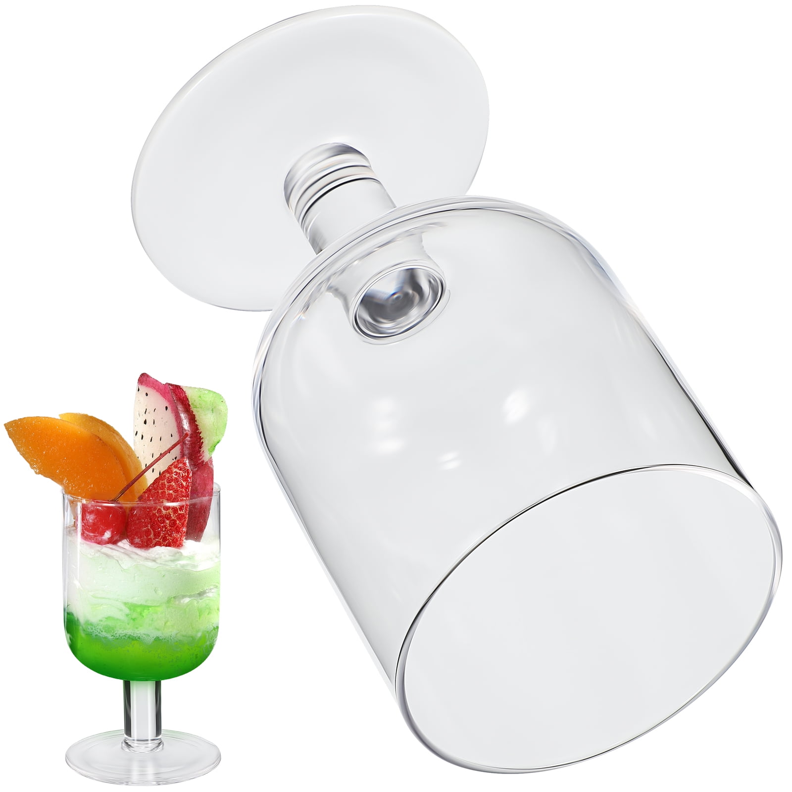 Goblet Glass Dessert Glass Sundae Bowl Classic Goblet Glass for Juice