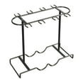 thumbnail image 1 of Goblets Storage Rack Wine Bottle Rack Tabletop Hanger with Inverted Drying Hooks for Restaurant and Hotel Use, 1 of 9