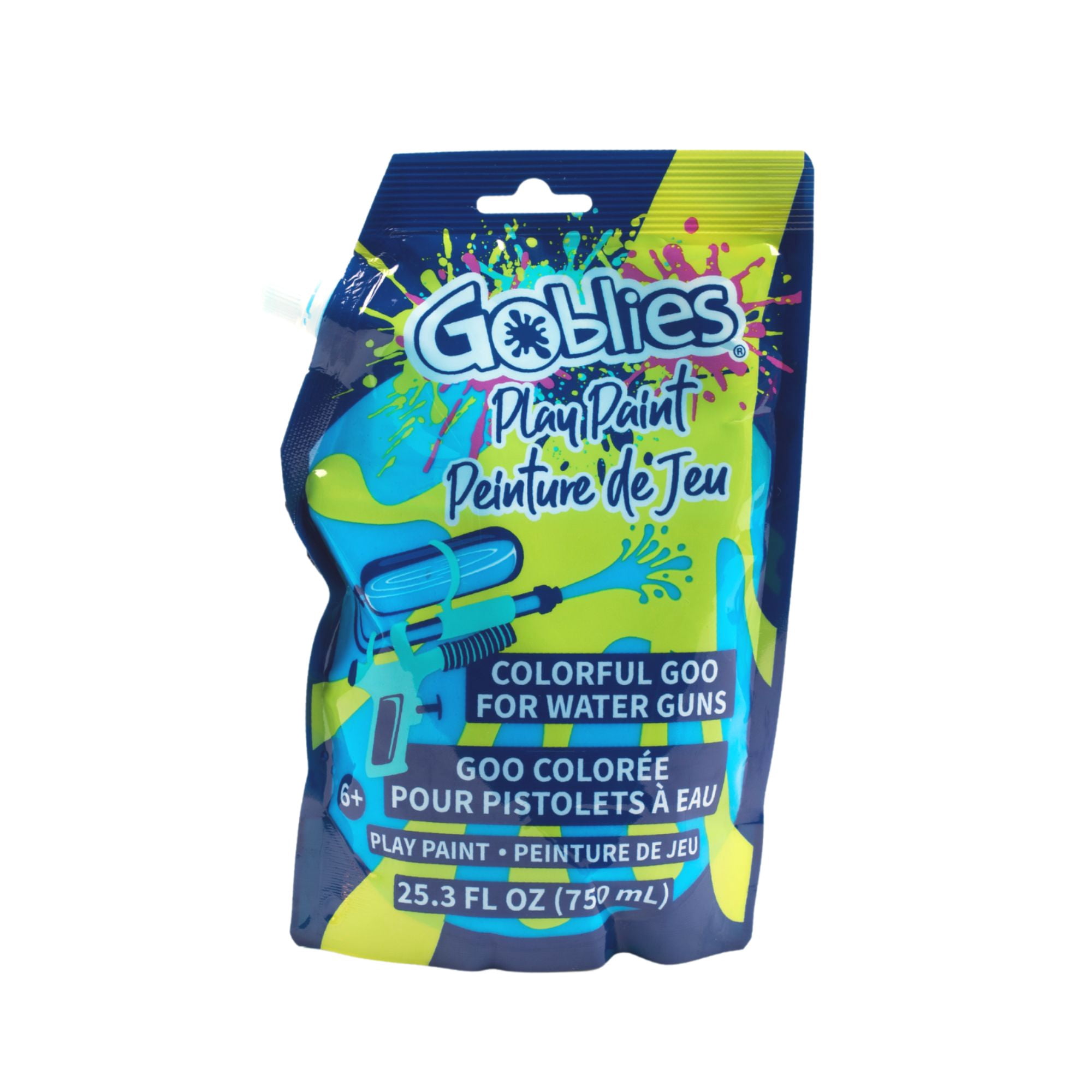 Goblies Play Paint for Water Guns Summer Fun Activity - Blue