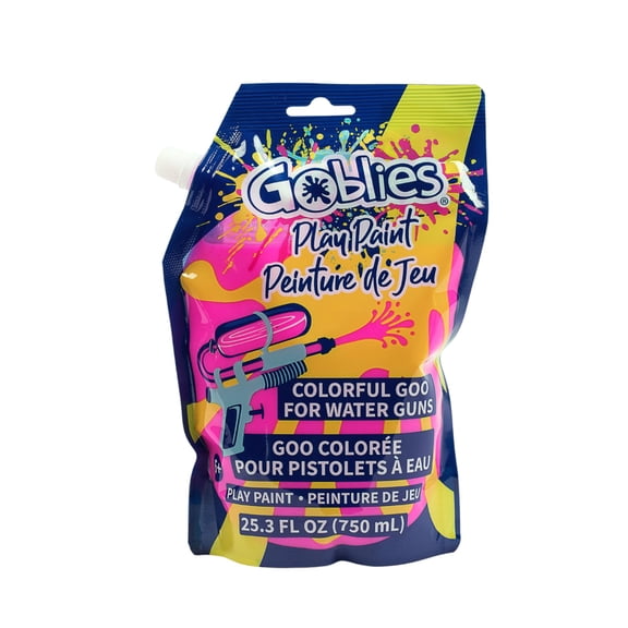 Goblies Play Paint for Water Guns Summer Fun Activity -Pink