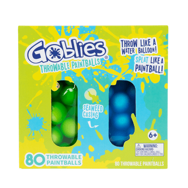 Goblies Throwable Paintball Dual Pack Green/Blue 80ct