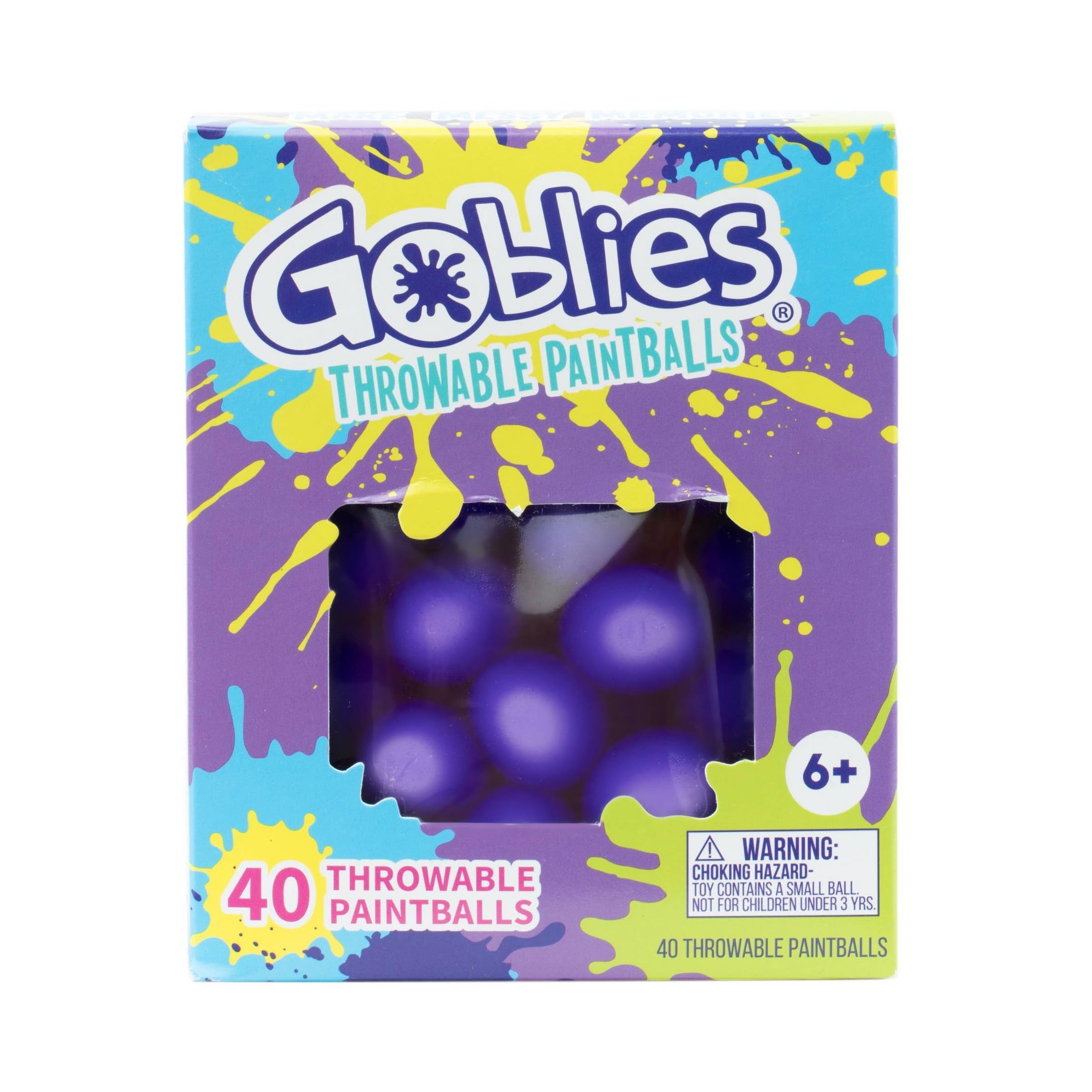 Goblies Throwable Paintballs 40 Count (Purple)