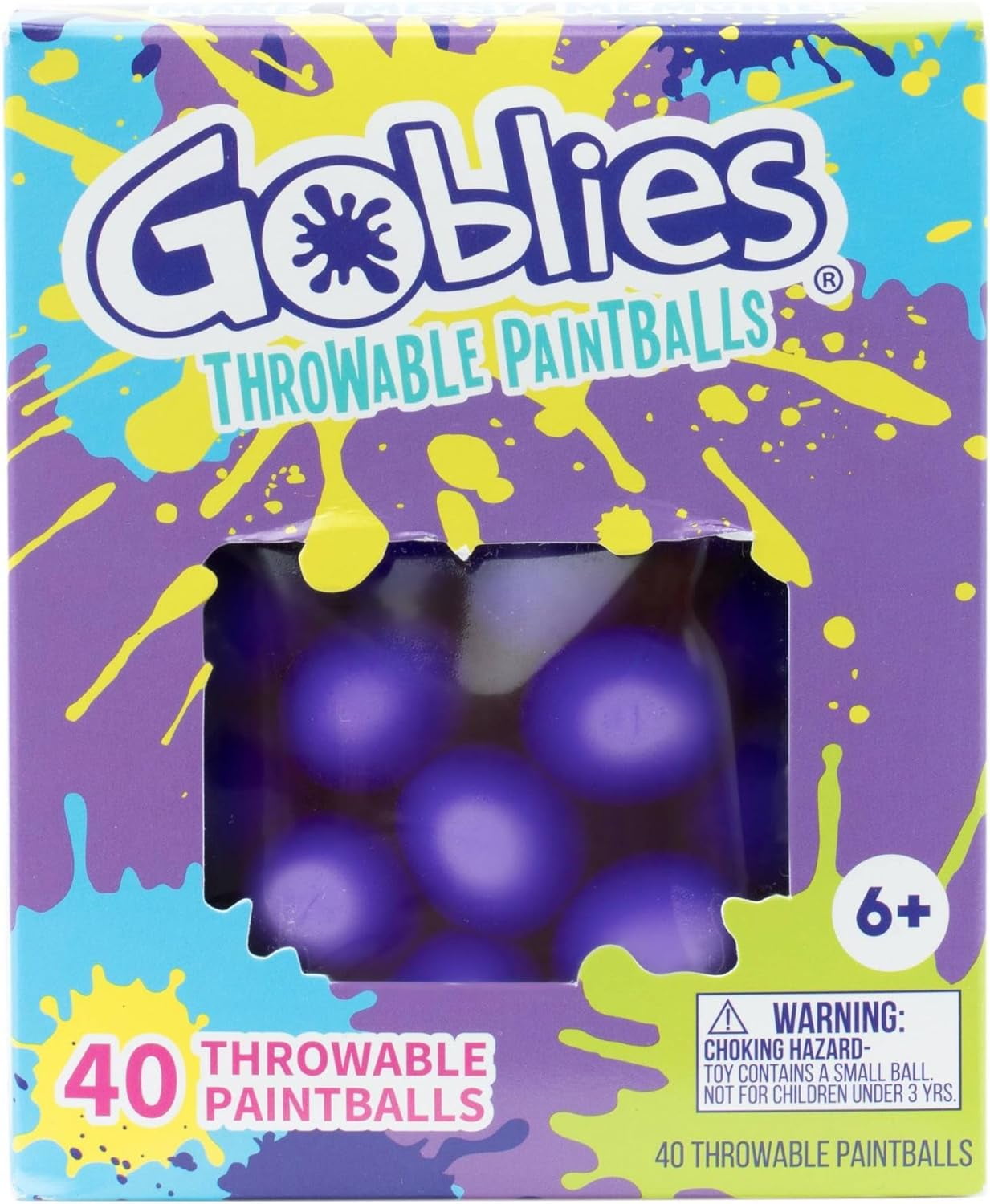 Goblies Throwable Paintballs Purple 40 Ct