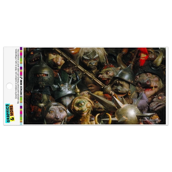 Goblin Army From The Labyrinth Automotive Car Refrigerator Locker Vinyl Magnet
