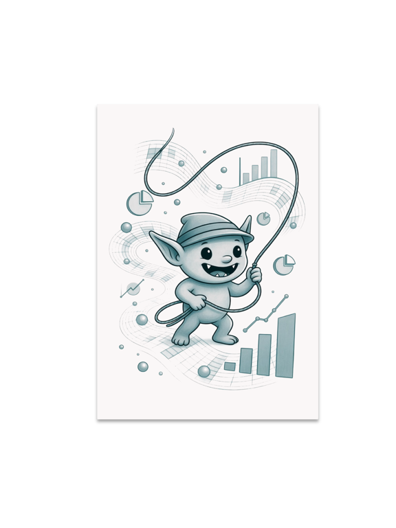 Goblin Data Crew Art Print - Data Analyst - 13x19 Poster Print