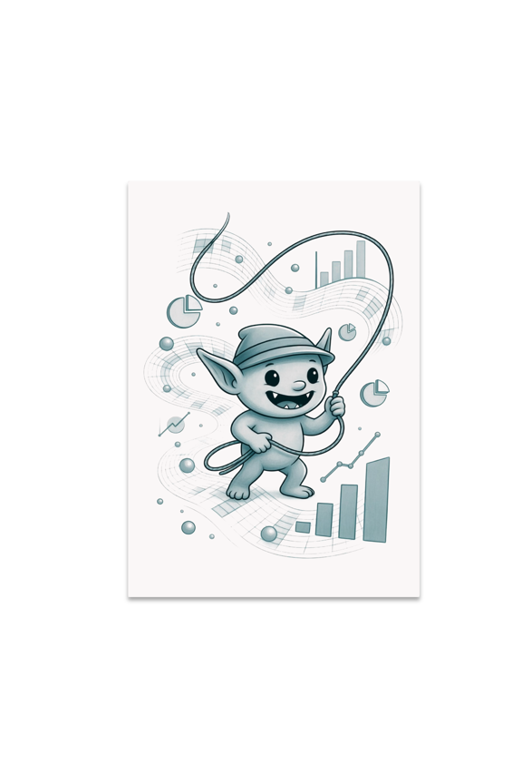 Goblin Data Crew Art Print - Data Analyst - 13x19 Poster Print