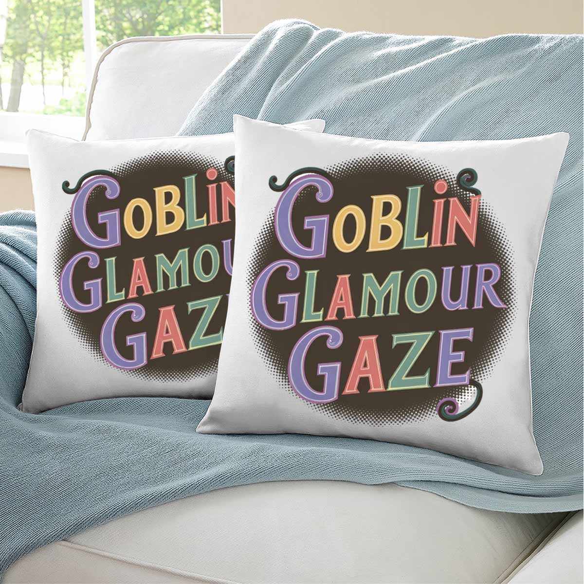 Goblin Glamour Gaze For A Ghost Hunter Ghost Hunting Sweapillow case 18x18 inch set of 2