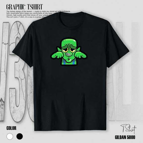 Goblin MeMeMe Emote Funny Clash Royale Game Graphic Design Unisex T-Shirt V15350, up to Size 5XL