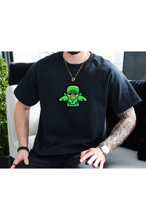 Goblin MeMeMe Emote Funny Clash Royale Gamer Art Unisex T-Shirt, up to size 3XL.