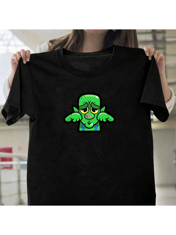 Goblin MeMeMe Emote Funny Clash Royale Video Game Humor Art Unisex T-Shirt, for men & women, up to size 5XL.