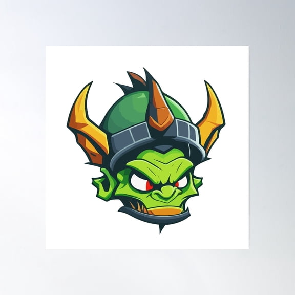 Goblin War Poster Wall Art, Modern Wall Decor, 30x30 UNFRAMED