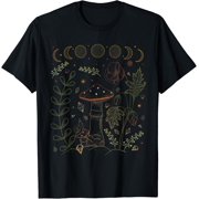 Goblincore Aesthetic Cottagecore Dark Academia Mushroom T-Shirt Size S-5XL
