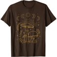 thumbnail image 1 of Goblincore Aesthetic Dark Academia Cottagecore Mushroom Unisex T-Shirt for Men Women Kids Toddler,Dark Chocolate Color,Size M, 1 of 5