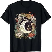 Goblincore Mushroom T-Shirt   Dark Cottagecore Aesthetic Nature Tee