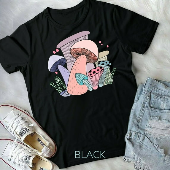 Goblincore aesthetic mushroom gifts - Unisex Form T-Shirt