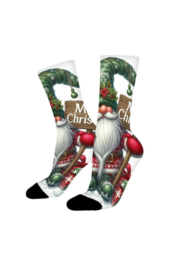 Goblins Beards Funny Novelty Crew Socks for Women Men Sports