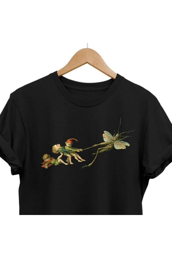 Goblins Dragonfly T-shirt, Grunge Fairycore Clothing, Goblincore Shirt, Fairy Gr