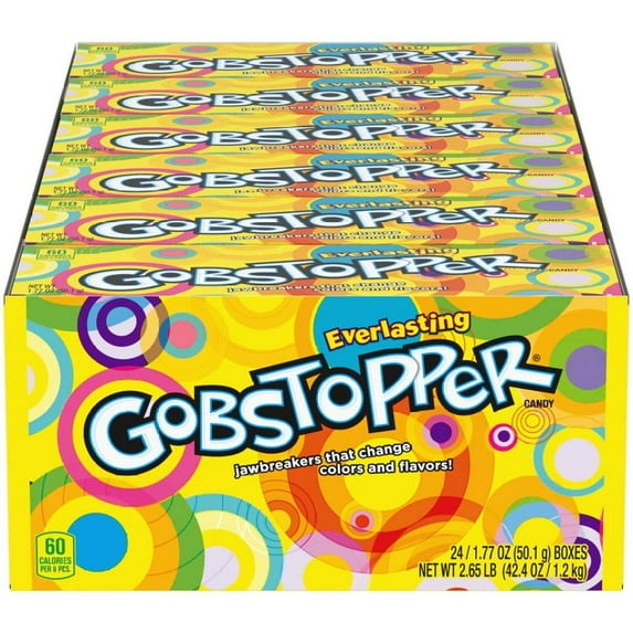 Gobstoppers Candy, Pack of 24 Fruit 42.48 Ounce