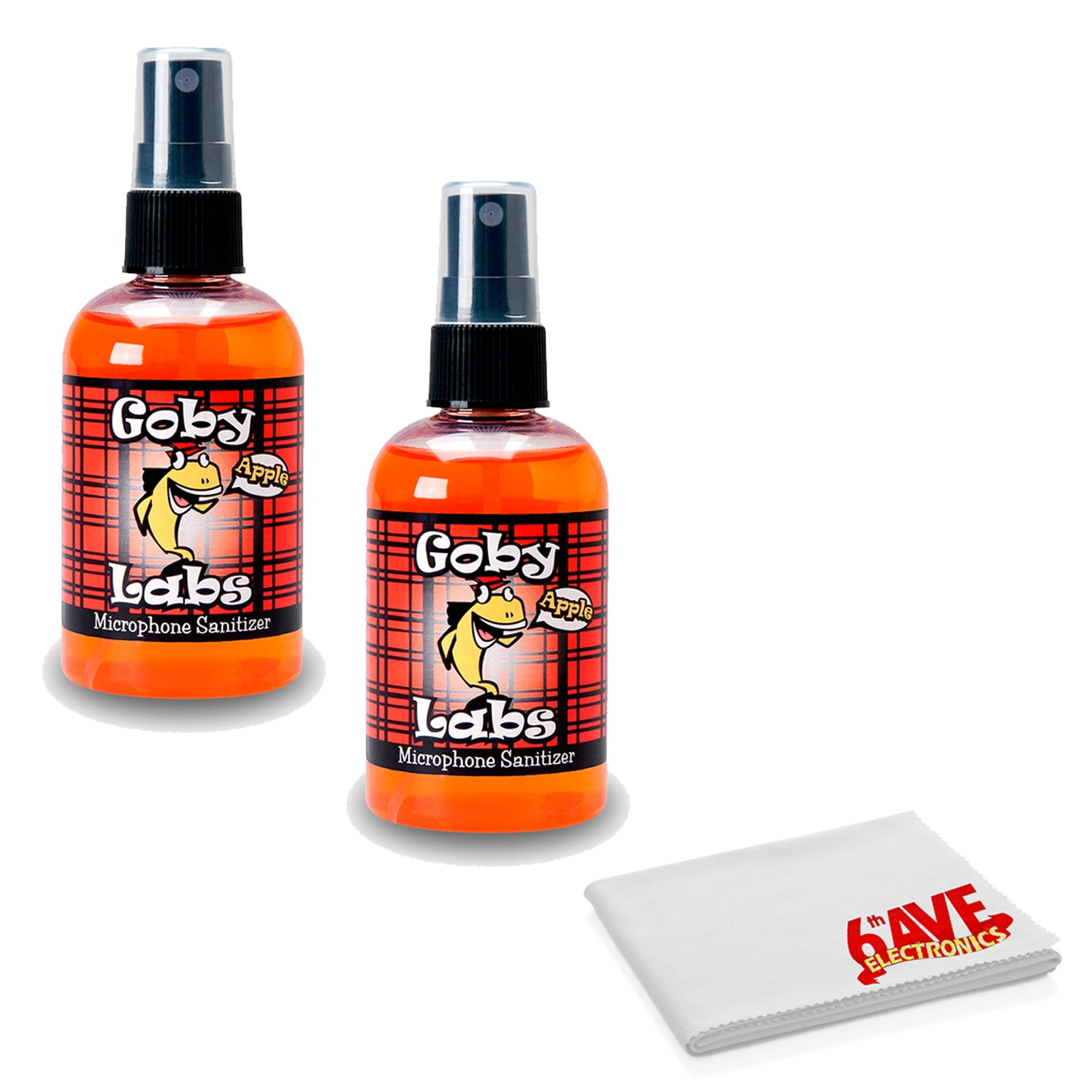 Goby Labs 2-Pack 4 FL OZ Microphone Sanitizing and Cleansing Spray