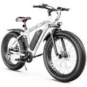 Gocio 26" 4.0 Fat Tire Electric Bike for Adults, 500W Adults E Bike, 48V 13Ah Removable Battery, LCD Meter, Professional 7-Speed, Electric Mountain Bicycle Beach Bike Snow Bike Ebike for Men, UL2849