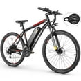 thumbnail image 1 of Gocio 26" Electric Bike, 350W Electric Bike for Adults 19.8MPH Electric Mountain Bike, LCD, Lockable Suspension Fork, 374.4Wh 36V Battery UL2849 Certified, 21-Speed E-Bikes Adult Electric Bicycle, 1 of 10