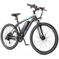 thumbnail image 1 of 26" Electric Bike, 500W Electric Bike for Adults Max19.8Mph Electric Mountain Bicycle, Lockable Suspension Fork, 374.4Wh 48V Battery UL2849 Certified, 7-Speed Commuter E-Bikes, 1 of 9