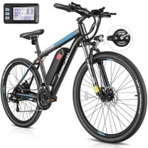 Gocio 27.5" Electric Bike for Adults, Peak 750W E-Mountain Bicycle, 48V 10.4Ah Battery, Lockable Suspension Fork, 21-Speed EBike, UL2849