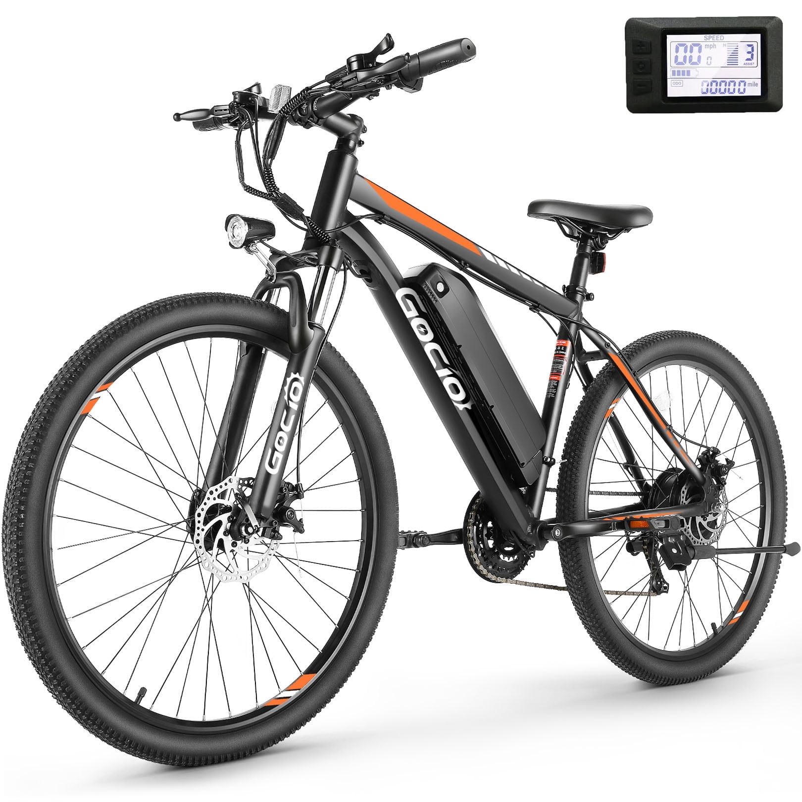 Gocio 27.5" Electric Mountain Bike 500W EBike with 48V 10.4Ah Battery