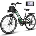 thumbnail image 1 of Gocio 26" City Commuter Electric Bike for Adults, 750W Peak Motor, 48V 7.8Ah (374Wh) Removable Battery, 19.8 Mph 7-Speed Ebike, UL2849 Certified, 1 of 13