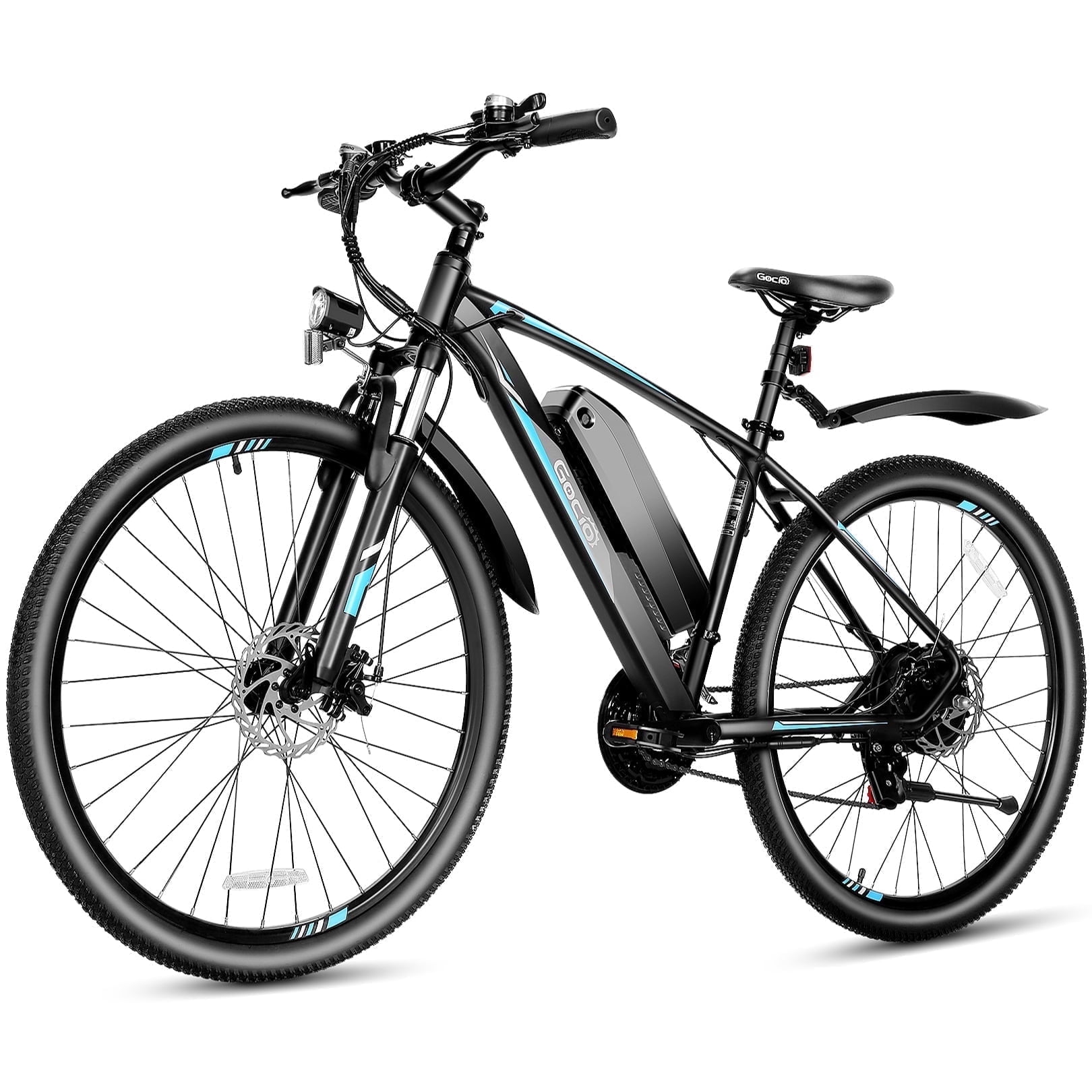 Gocio UL2849 Certified 27.5" Electric Bike for Adults, 750W Peak Motor, 48V 10.4Ah Battery, 20MPH, 21 Speed, Off-Road Mountain Ebike