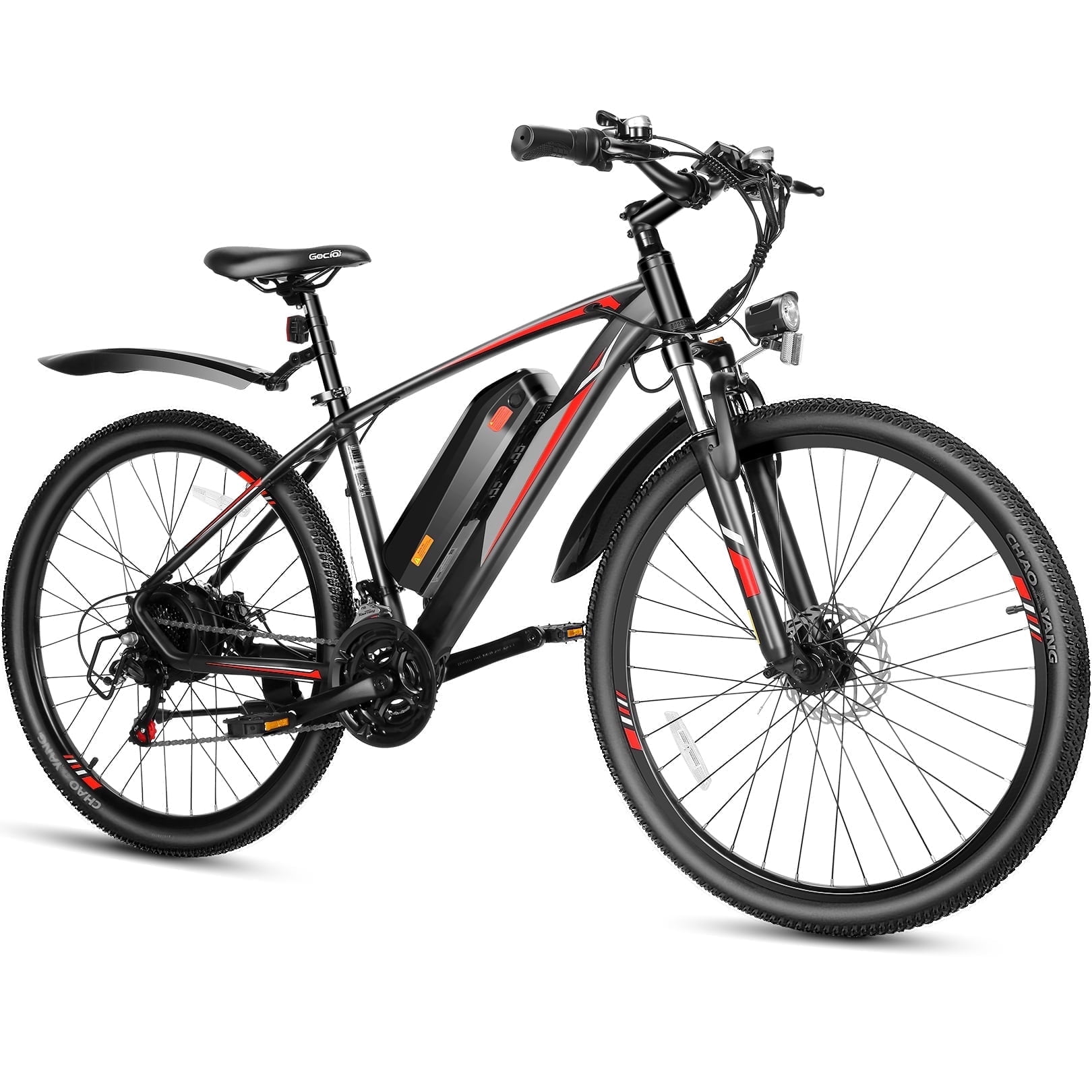 Gocio 27.5" Electric Bike for Adults, 500W Motor E-Mountain Bicycles, 19.8Mph Ebike, 48V 10.4Ah Removable Battery, 21-Speed Shimano, UL2849 Certified