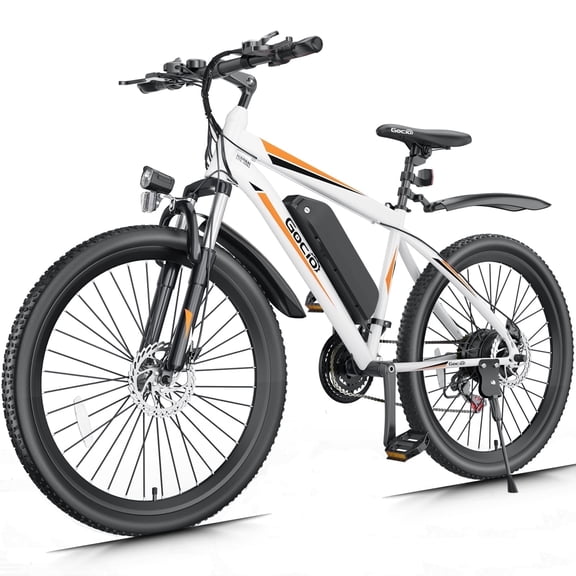 Gocio Peak 750W Electric Bike 26" Electric Bicycle for Adults Max 19.8mph Cruise Control System Ebike, 48V 375Wh Mountain Bike, 21 Speed for Man Woman UL2849 Certified
