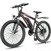 Gocio 500W Electric Bike 26" Electric Bicycle for Adults Max 19.8mph Cruise Control System Ebike, Mountain Bike with Removable 48V 375Wh Lithium-Ion Battery, 21 Speed E Bicycle for Man Woman UL2849