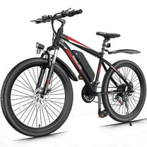 Gocio 500W Electric Bike 26" Electric Bicycle for Adults Max 19.8mph Cruise Control System Ebike, Mountain Bike with Removable 48V 375Wh Lithium-Ion Battery, 21 Speed for Man Woman UL2849 Certified