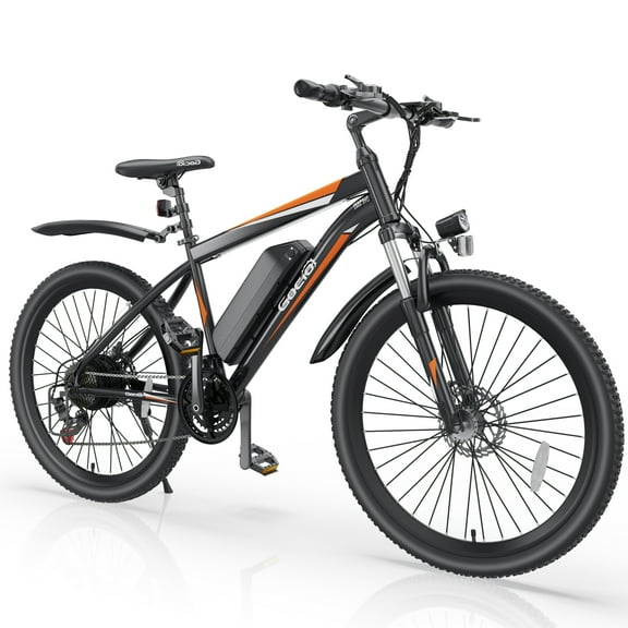 Gocio 500W Electric Bike for Adults, 26" Mountain Electric Bicycle with 5 Riding Modes Ebike, 48V 7.8Ah Battery, 21 Speed, 19.8 mph Aluminum Alloy Electric Commuter Bike UL2849, Ebike for Man