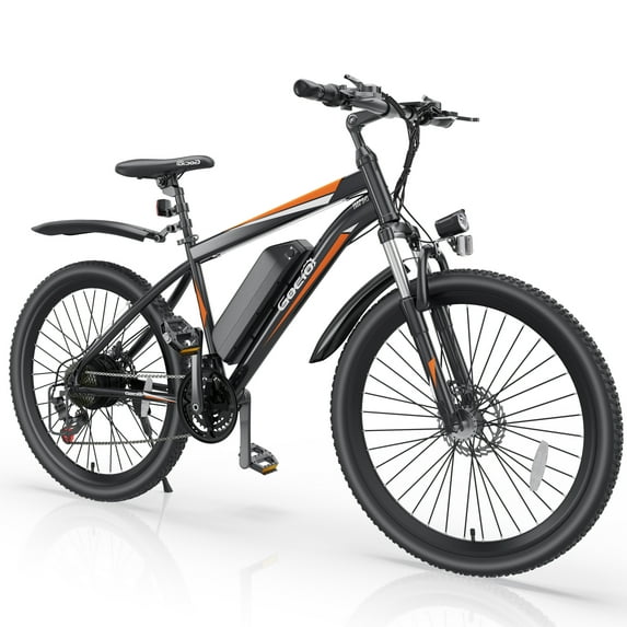 Gocio 500W Electric Bike for Adults, 26" Mountain Electric Bicycle with 5 Riding Modes Ebike, 48V 7.8Ah Battery, 21 Speed, 19.8 mph Aluminum Alloy Electric Commuter Bike UL2849, Ebike for Man