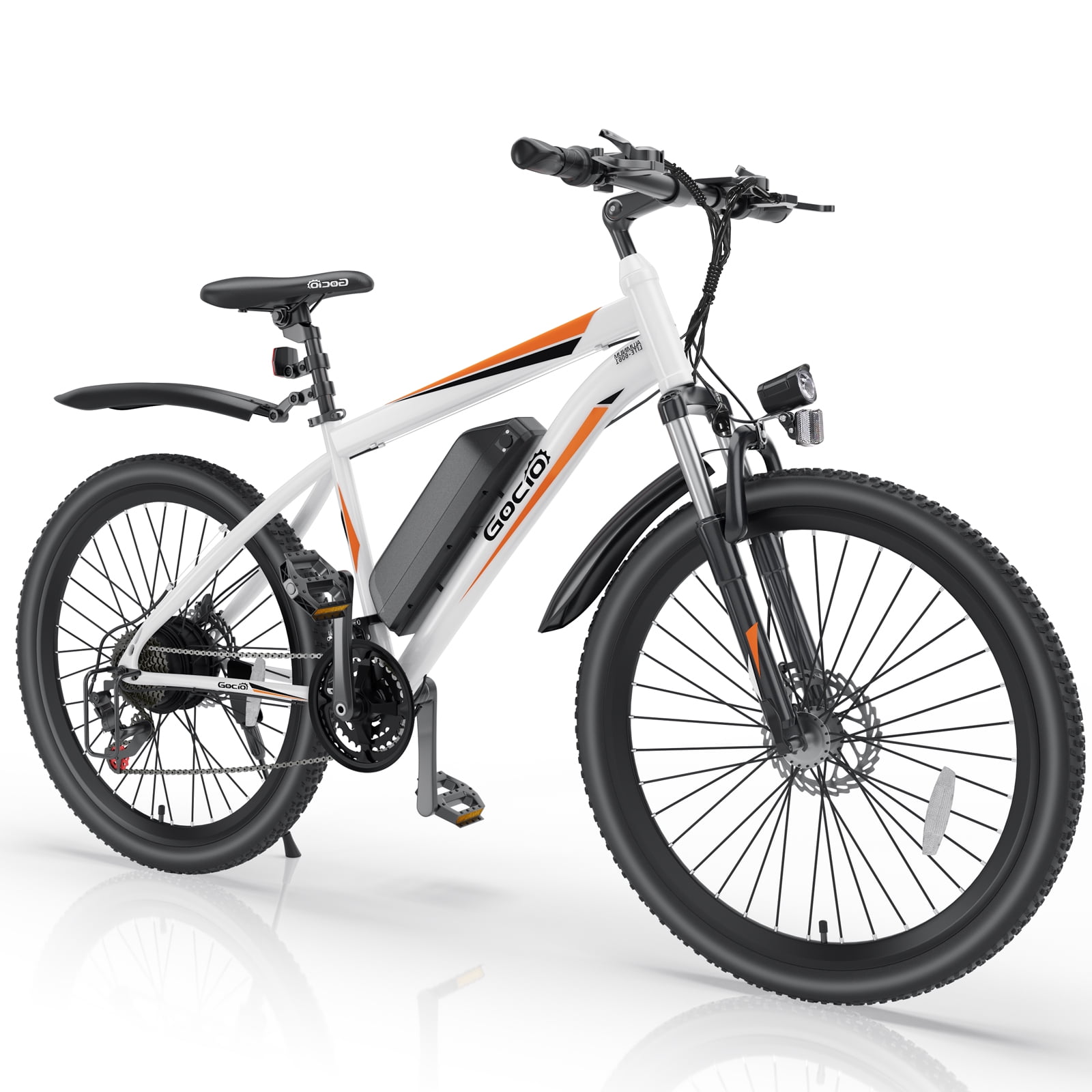 Gocio 500W Electric Bike for Adults, 26" Mountain Electric Bicycle with 5 Riding Modes Ebike, 48V 7.8Ah Battery, 21 Speed, 19.8 mph Aluminum Alloy Electric Commuter Bike UL2849, Ebike for Man