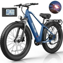 Gocio Electric Bike for Adults, 26"x4.0" Fat Tire Mountain Ebike, 1000W Peak Motor, 48V 15Ah Battery, 28 Mph, 7-Speed Off-Road , UL2849
