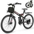thumbnail image 1 of Gocio 26" Folding Electric bike for Adults, 750W Peak Motor 48V 7.8Ah Battery, 21 Speed Mountain Ebike, UL2849, 1 of 11
